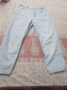 Light Wash Wide Leg Jeans
