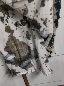 Cow Print Scarf