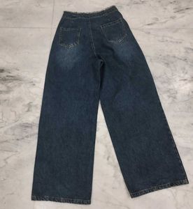Vintage Y2k Wide Leg BaggyJeans With TeddyButton