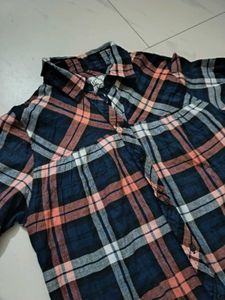 Checked Flannel Shirt for women