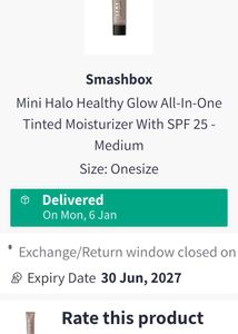 SMASHBOX HALO ALL IN ONE TINTED MOISTURIZER SPF 25