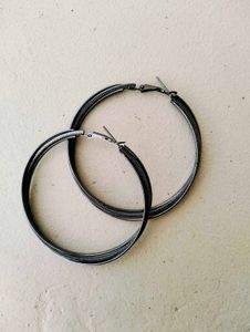Silver Hoop Earrings