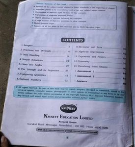 Navneet Mathematics Practice Work - Standard 7