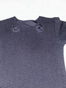 Y2k Pinterest Inspired Black Top