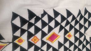 White Embroidered Daily Wear Kurta