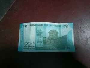50 Indian Rupee Note