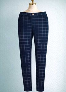 Checkered Slim Fit Pants