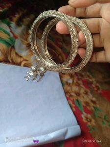 Vintage Style Silver Colour Bangles &amp; Ring Combo