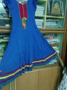Blue Anarkali Kurta