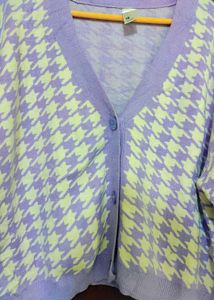Houndstooth Cardigan