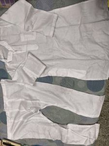 Kids white kurta pyjama set for 4-6; years