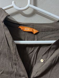 Elegant Olive Green Kurti Dress