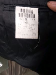 Checkered Jet Black Mens Blazer