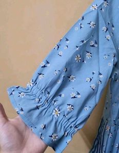 Floral Pleated Dress