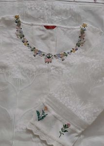 Jacquard Print Kurta