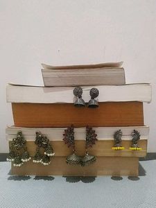 Boho Jhumka Earring Set Of 3