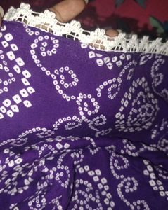 Vani purple bandej straight kurta,dupata and pent