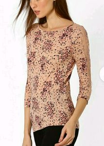 M&amp;S Lace Sleeves Top