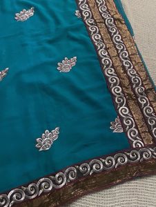 New Saree With Blouse