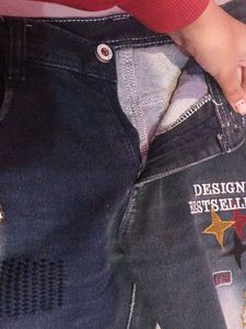 Stylish Boys' Design Jeans