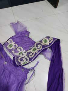 Lavender Beautiful Stitched Lehenga 🥰💗