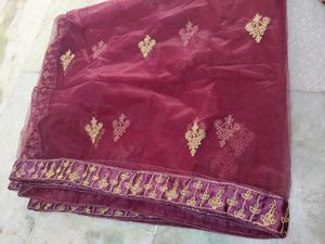 Beautiful Lahenga Choli With Large Size Dupatta Purple Colour Full Worked Lahenga