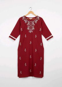 Lucknow Chikankari Handwork Embroidery kurta