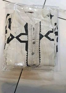 Elegant Black And Off White Co-ord Set