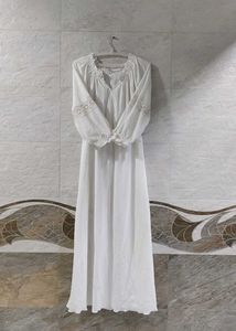 Vintage White Lace Maxi Dress