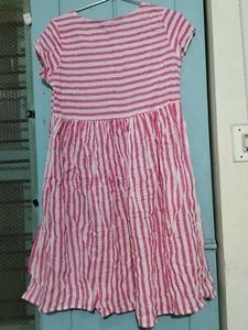 Pink And White Dress