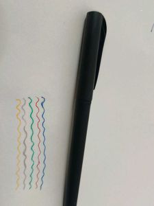 Black Ink Pen with Refill Cartridges