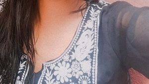 A Georgette Black Tunic