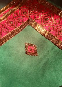 Beautiful 😍Green Saree