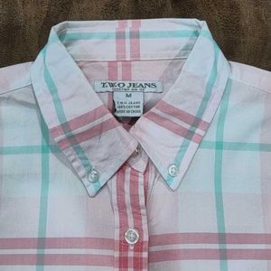 Vintage IZOD Plaid Button-Down