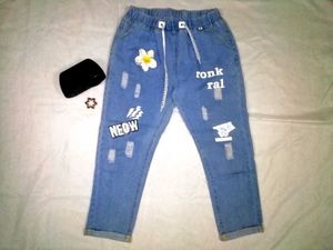 Cute Graphic Denim Jeans