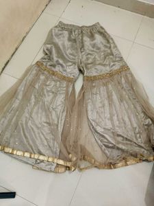 Elegant Gold Stone Garara Suit