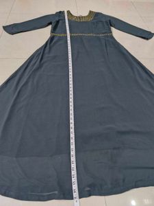 Elegant Grey Gown