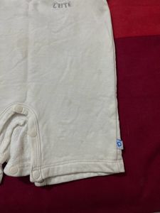Off white Unisex Romper