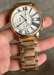 Cartier Chronograph Gold Watch