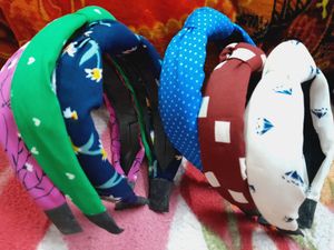 Multicolour Set Of 6 Hairbands