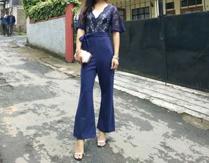 Navy Blue Jumpsuit