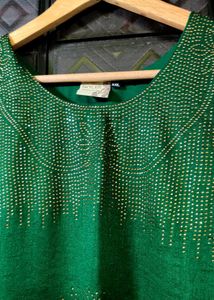 brand new vichitra silk kurti XL XXL