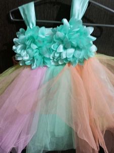 Cute Rainbow Tutu Dress