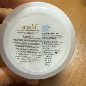 Nidosoft Face Cream Lavender