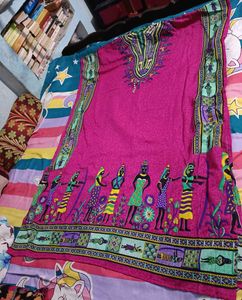 Vintage Pink Dashiki Dress