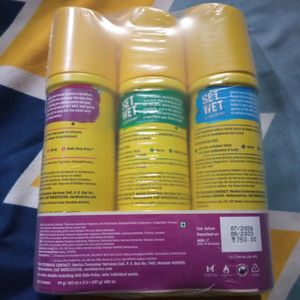 Set Wet Deodorant 3 Piece