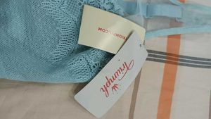New Sky Blue Lace Branded Bra...32G
