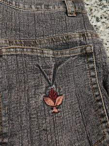 Vintage Embroidered Denim Shorts