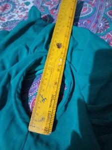 Floral Print Sea Green Dress