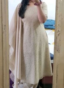 Kurta and patiala pants with duppata